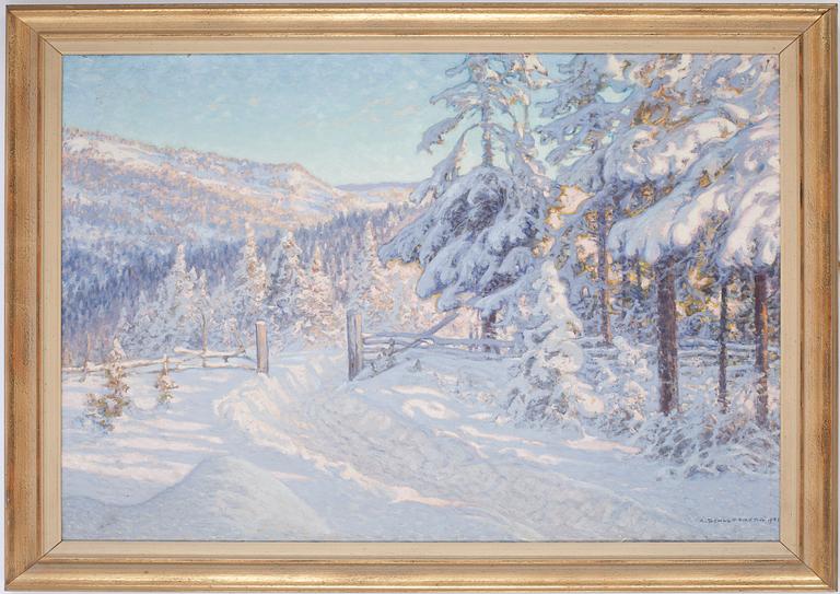 ANSHELM SCHULTZBERG, olja på duk, sign o dat 1921.