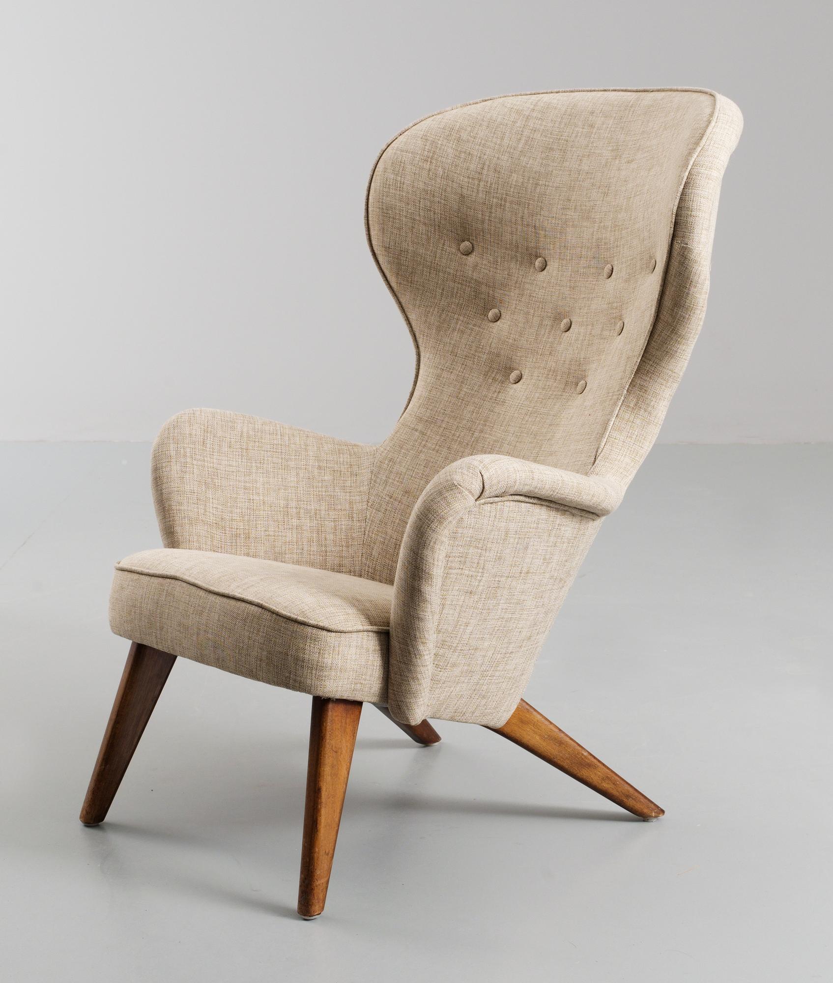 CARL-GUSTAV HIORT AF ORNÄS
Fåtölj, Gösta Westerberg AB, Stockholm 1950-tal.