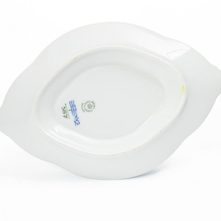 Royal Copenhagen, servisdelar 4 st, "Musselmalet", Danmark.
