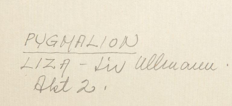 Marik Vos-Lundh, watercolor signed.