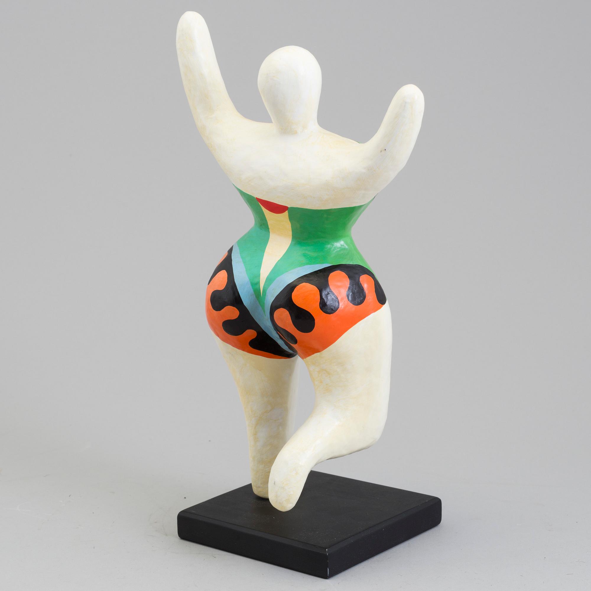 NIKI DE SAINT PHALLE, efter, skulptur, papier maché, 1900-talets andra hälft.