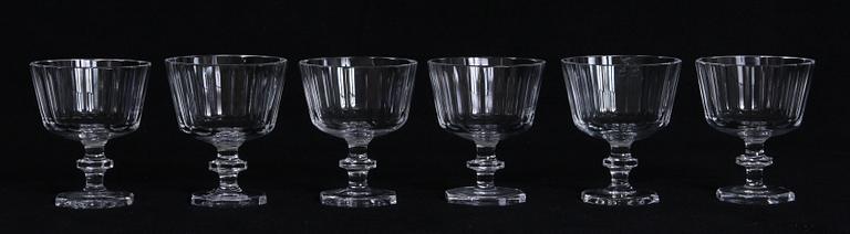 GLASSERVISDELAR, 24 st, "Karlberg", design Elis Bergh, Kosta.