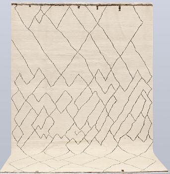 A Moroccan carpet, 293 x 186 cm.