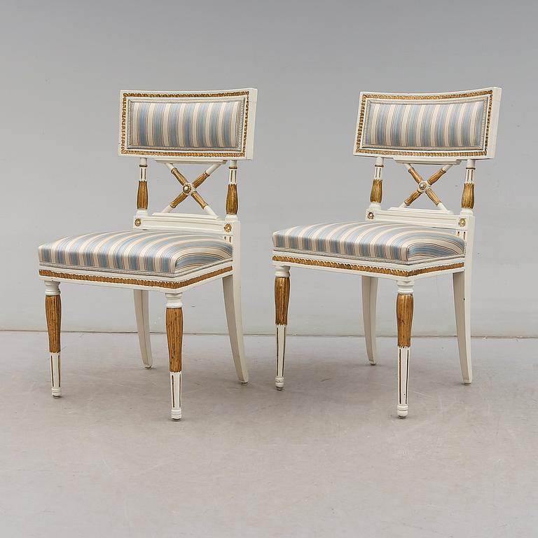 STOLAR, 5 st, sengustaviansk stil, 1900-talets första hälft.