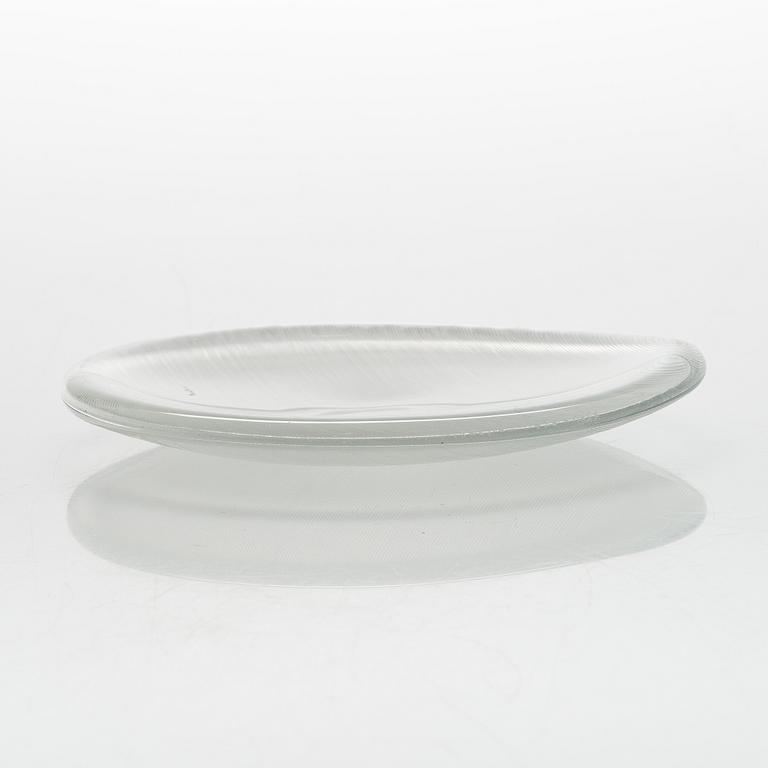 Tapio Wirkkala, art glass 'Lehti' (leaf), model 3337, signed Tapio Wirkkala Iittala -55.