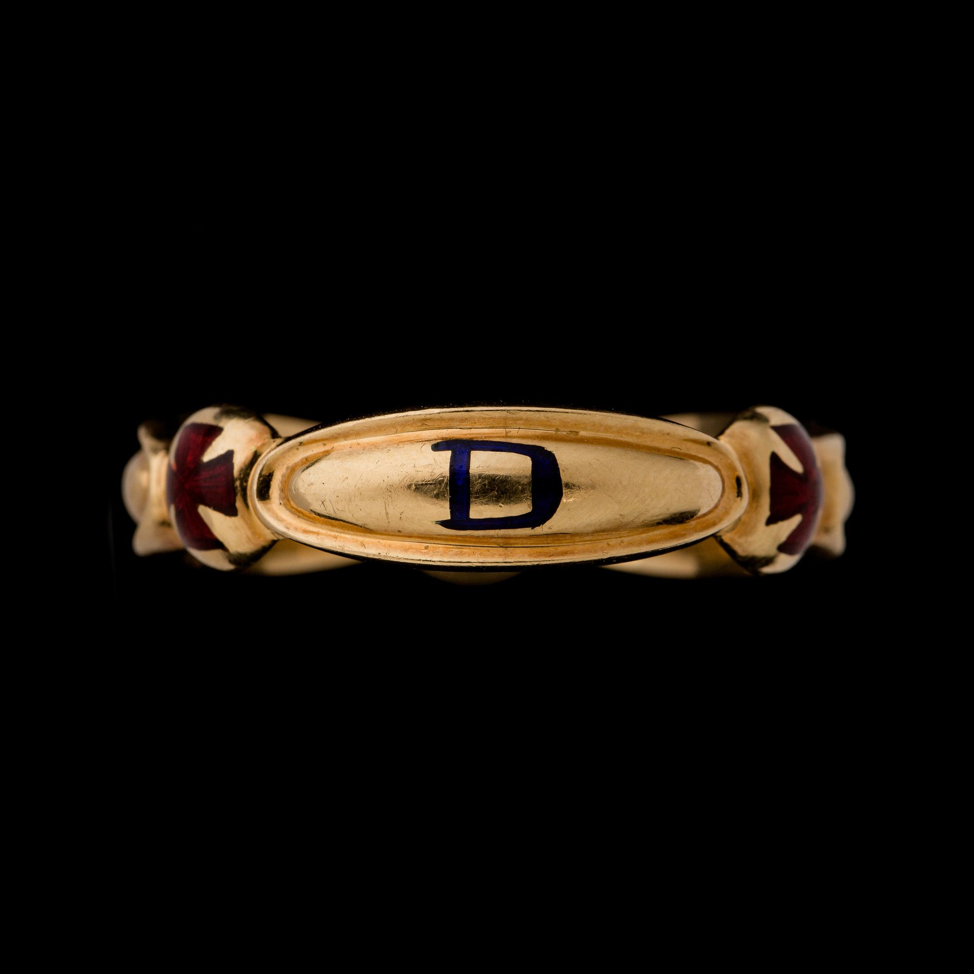 RING, 18K guld, Guastav Dahlgren, Malmö 1970. Vikt ca 9,5 gram.