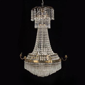 An early 20th century chandelier.