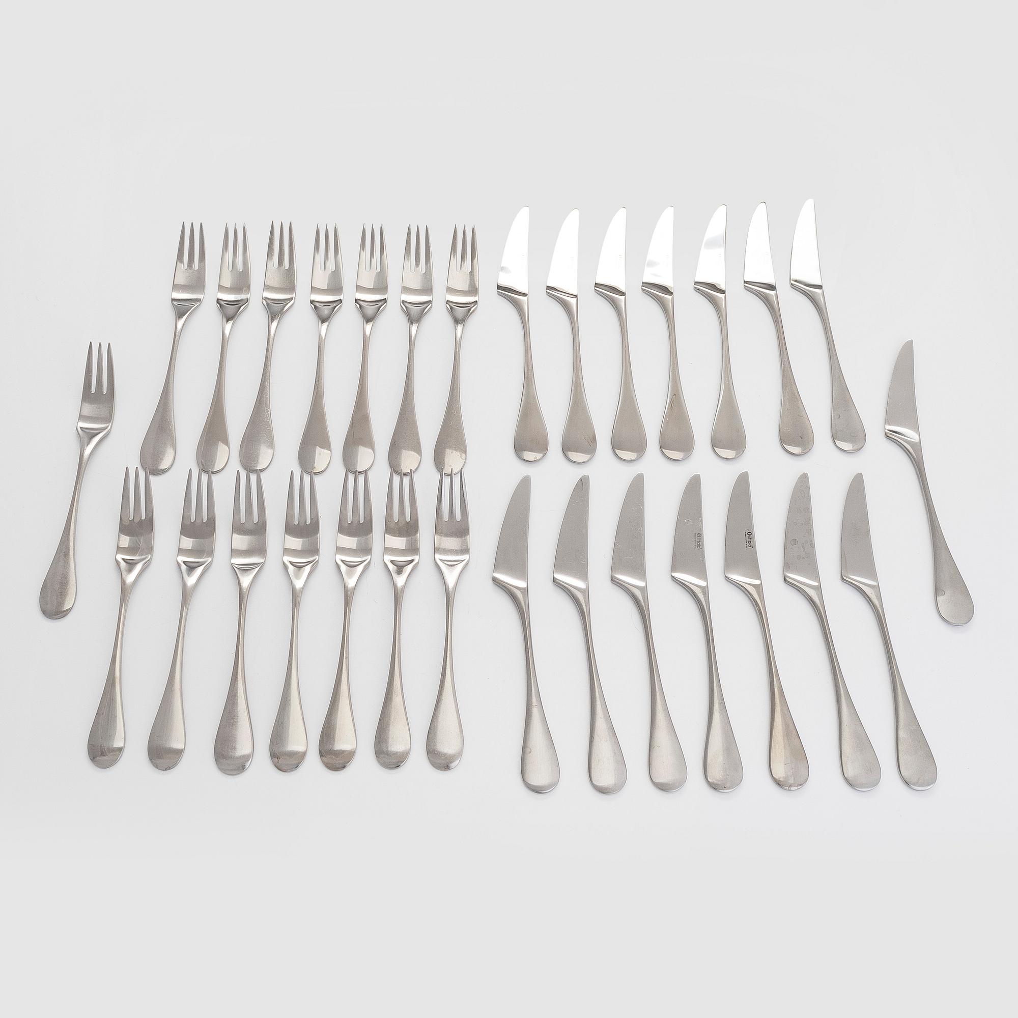 Nanny Still, 30-piece of 'Mango' steel cutlery for Hackman Finland