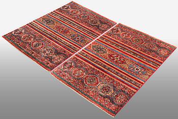 A pair of rugs, Khorjin, ca 128 x 82 cm & ca 123 x 84 cm.