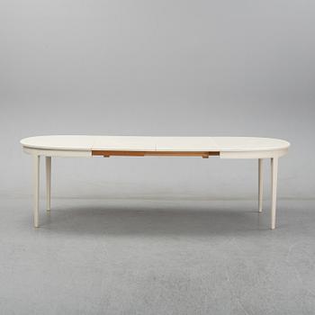 Carl Malmsten, A dining table with four chairs, Bodafors 1960's.