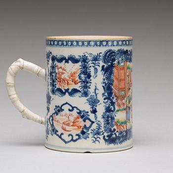 MUGG, kompaniporslin. Qingdynastin, Qianlong (1736-95).