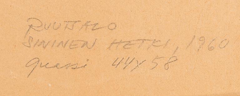Eino Ruutsalo, "Sininen hetki".