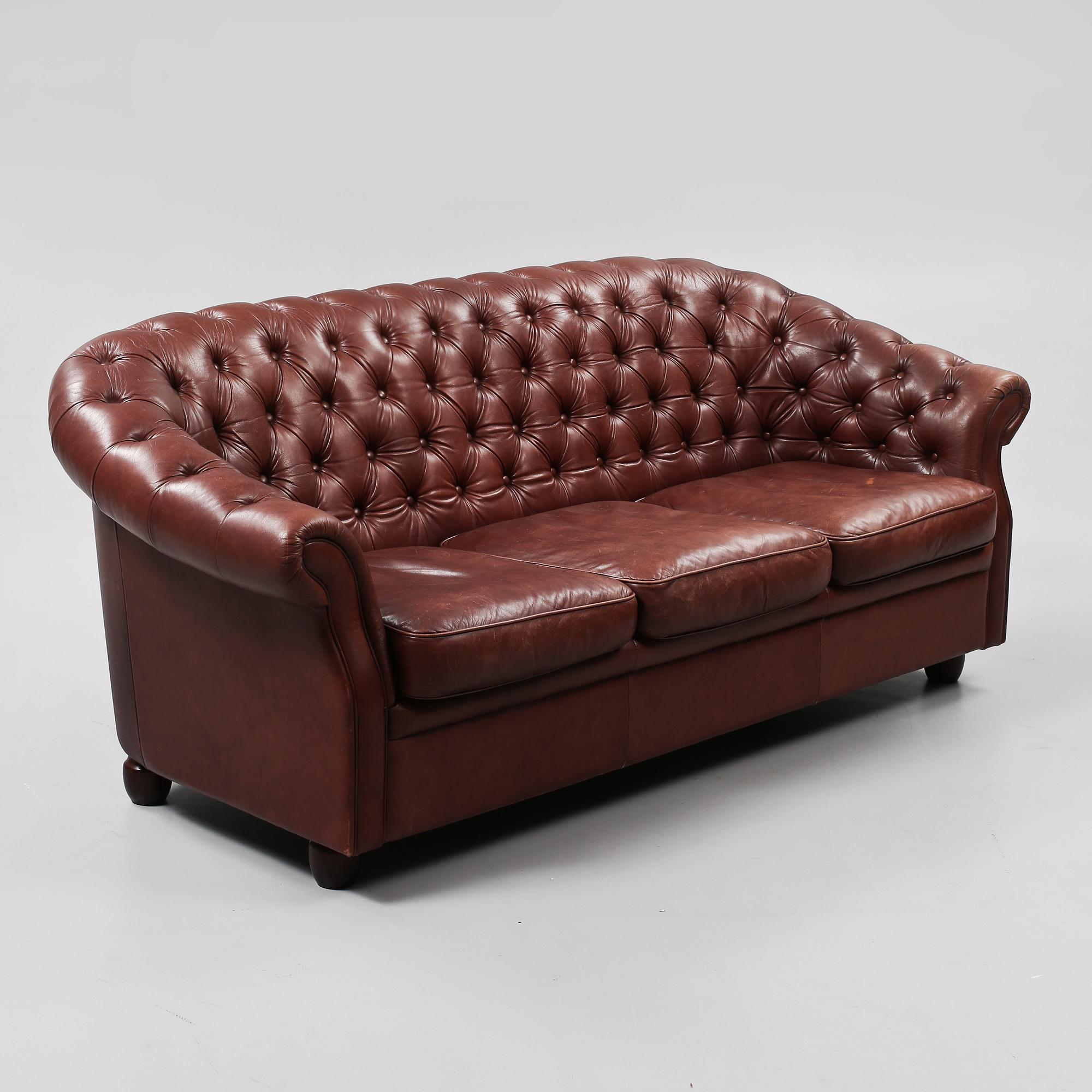 SOFFA, Chesterfieldmodell, 1900-talets slut.