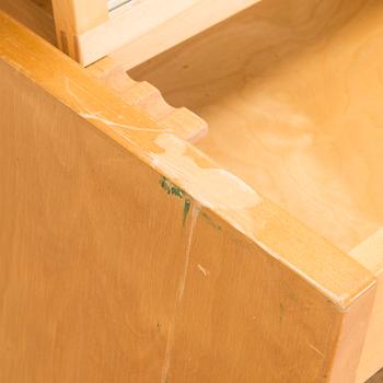 Aino Aalto, toalettbord / skrivbord,  modell 190, O.Y. Huonekalu- ja Rakennustyötehdas A.B. tidigt 1950-tal.