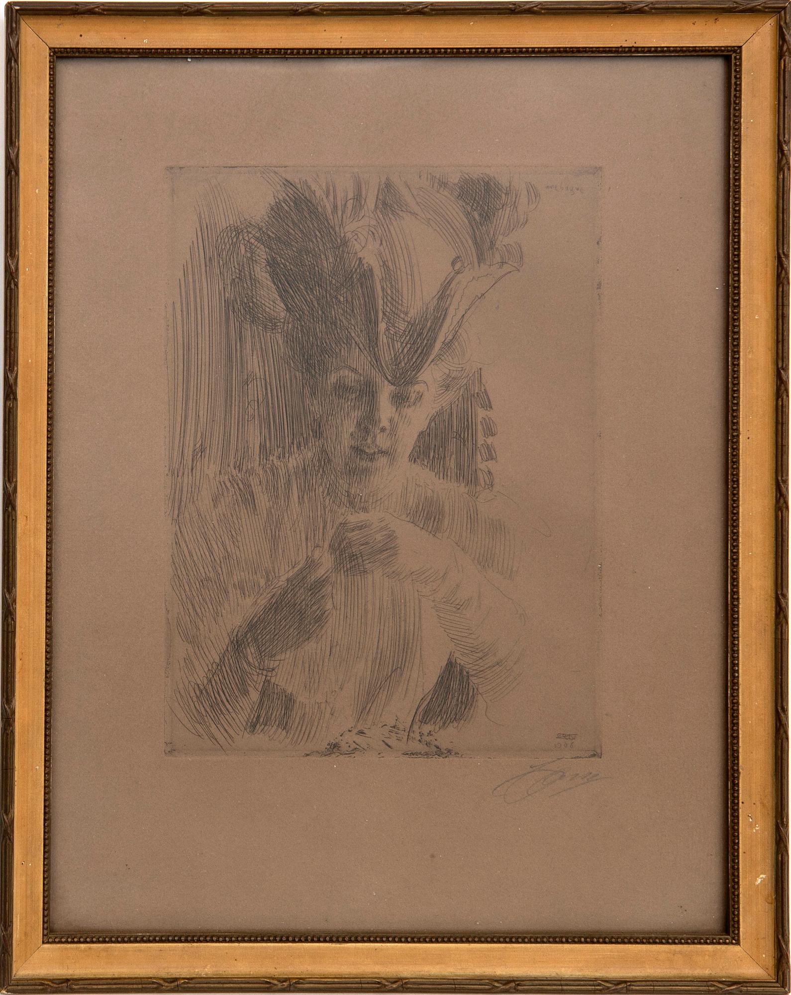 Anders Zorn, En ring.