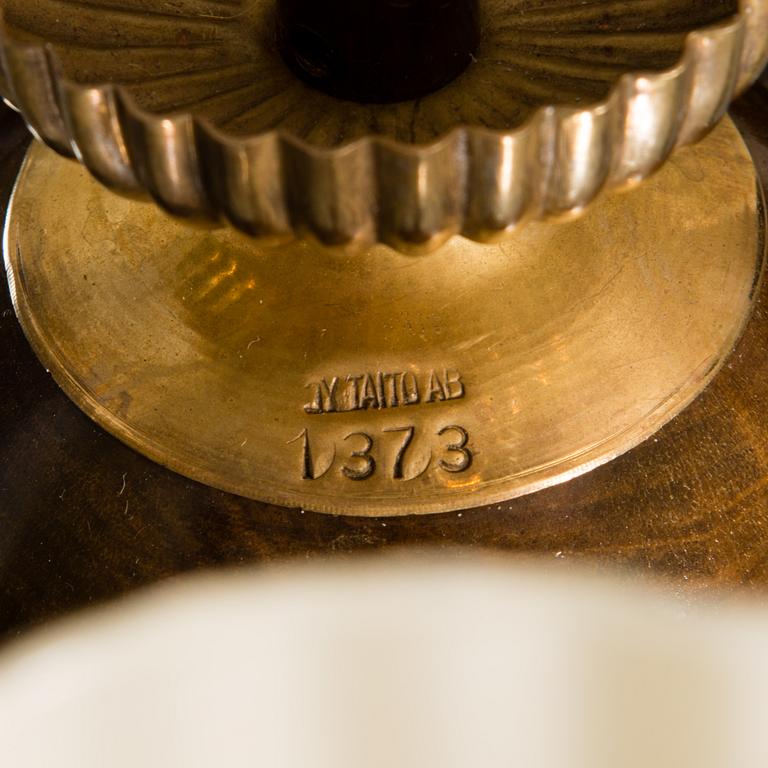 A 5-light pendant ceiling lamp, marked 1373, oy Taito ab.