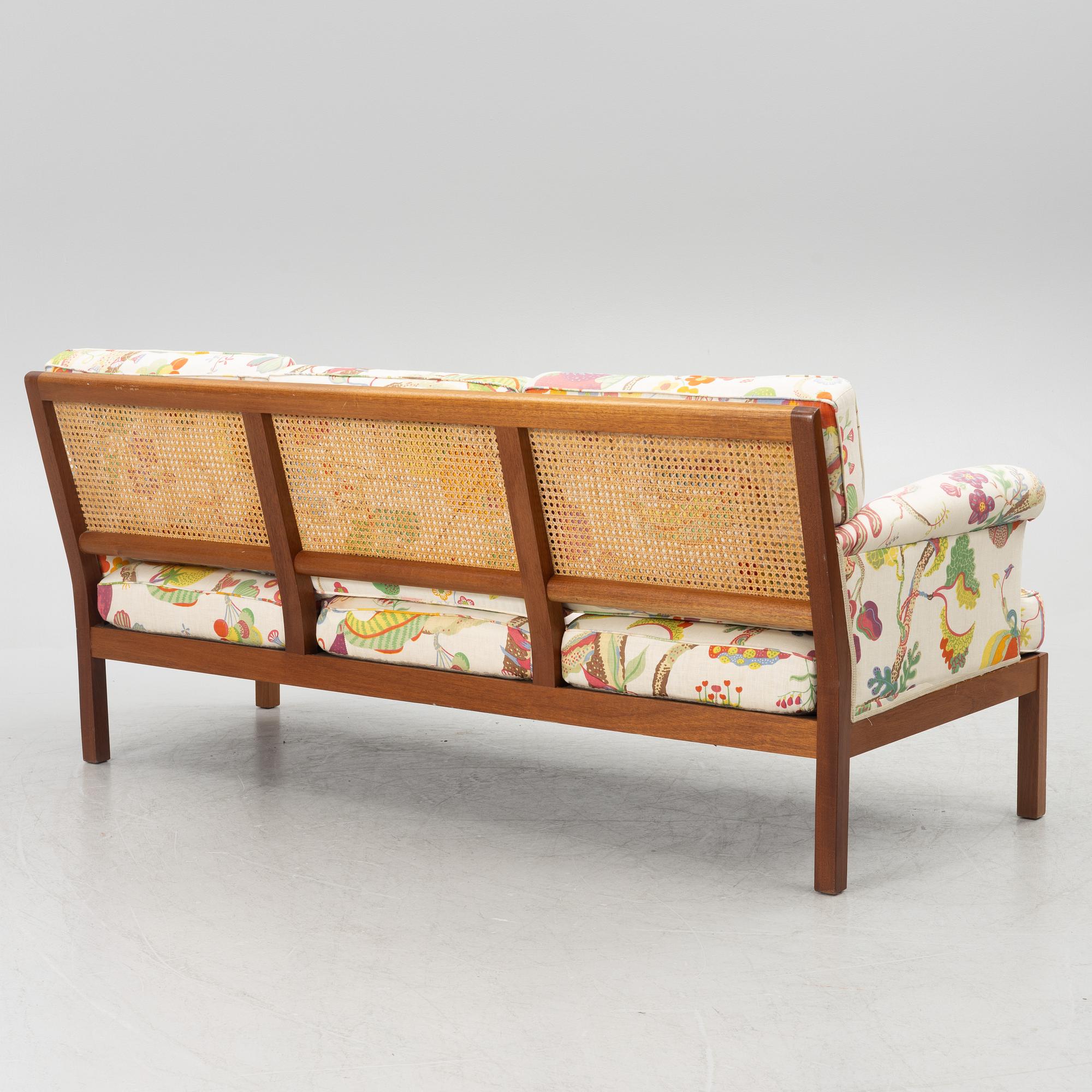 Josef Frank, sofa, model 1100, Svenskt Tenn, second half of the 20th century.