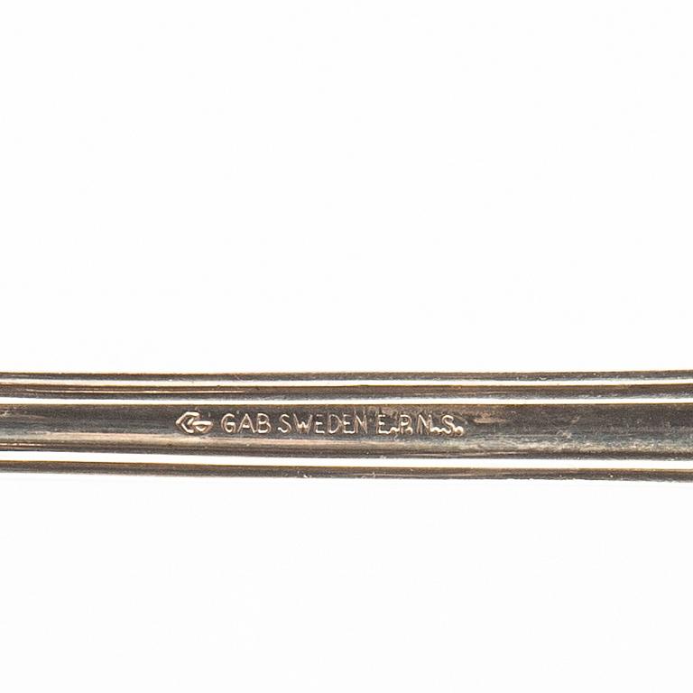 Cutlery 36 pcs "Olga" GAB/Gense silverplate, second half of the 20th century.