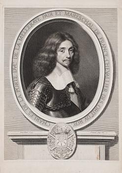 350. Robert Nanteuil, A collection of 33 engravings. Portraits.