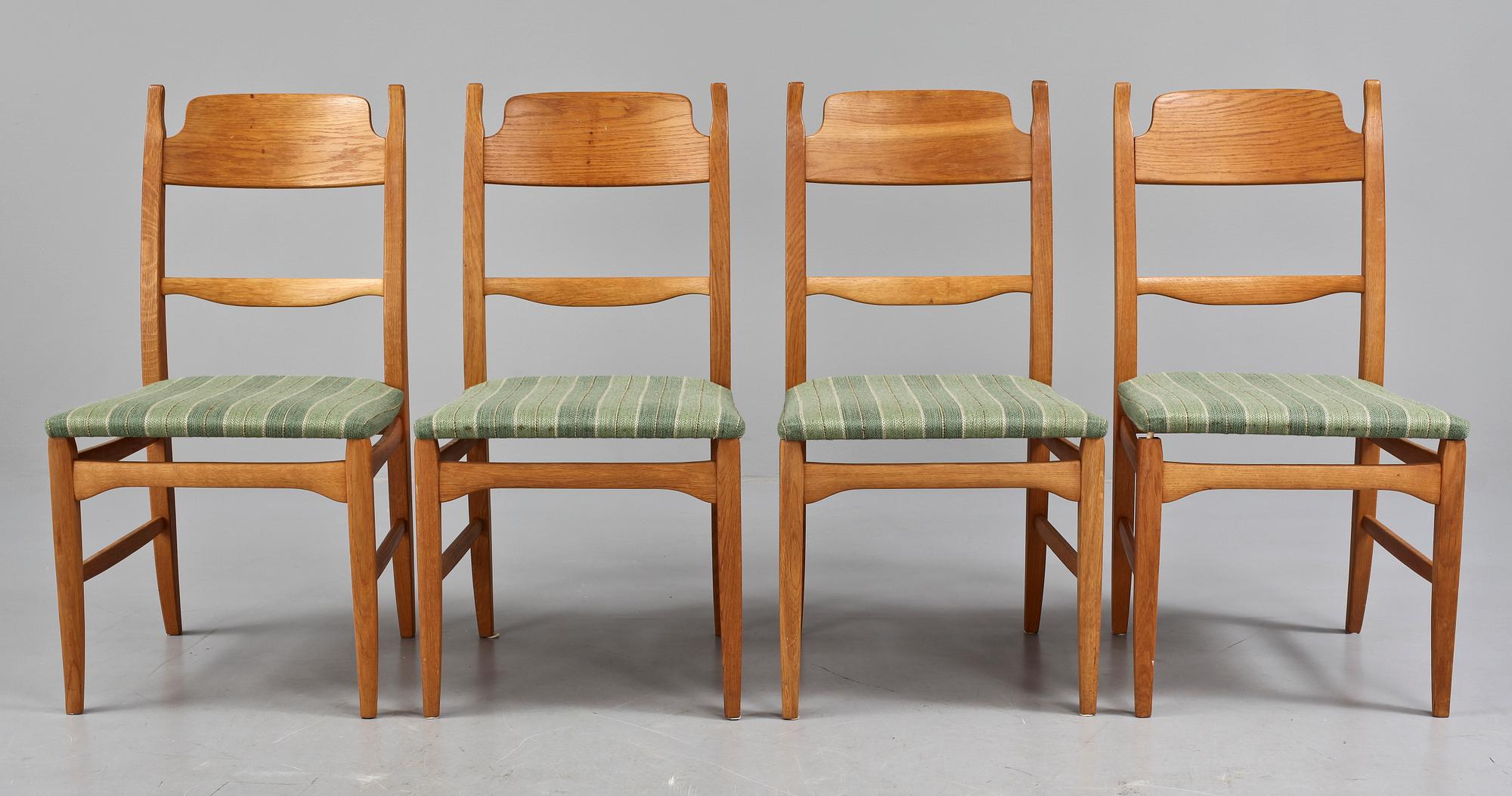 MATGRUPP, 7 delar, "Calmare Nyckel", Carl Malmsten, Åfors möbelfabrik, 1900-talets andra hälft.