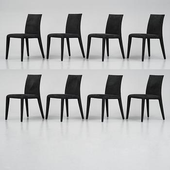 Mario Bellini, "Vol au vent", 8 chairs, Maxalto, B&B Italia, post 2001.