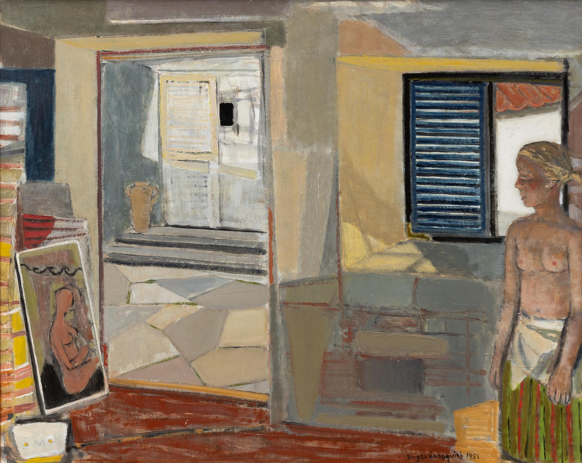 Birger Ljungqvist, In the studio.