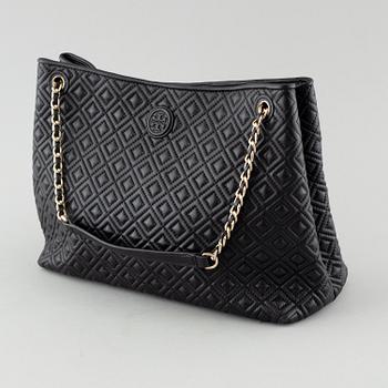 TORY BURCH, "Flemming" väska och plånbok.