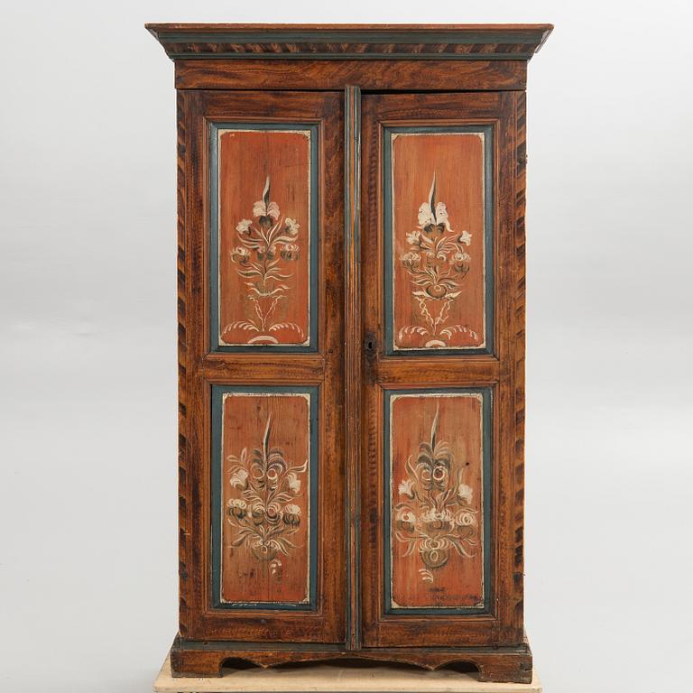 Cupboard, folk art, central Sweden, 19th century.