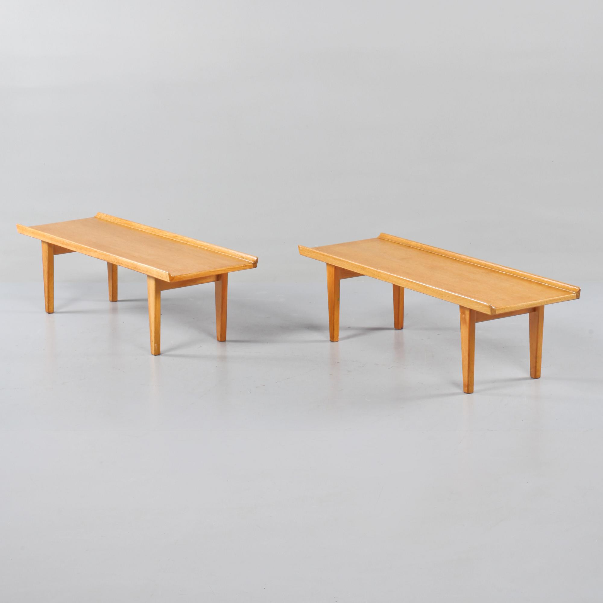 BÄNKAR, ett par, "Novett", Ikea, 1900-talets andra hälft.