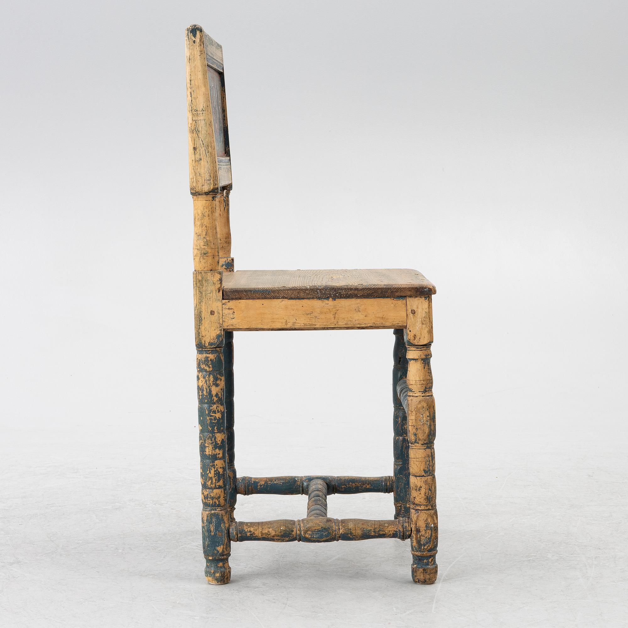 Stol, allmoge, Dalarna. 1780-tal.