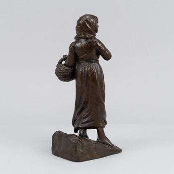 Lena Börjeson, sculpture. Signed. Bronze.