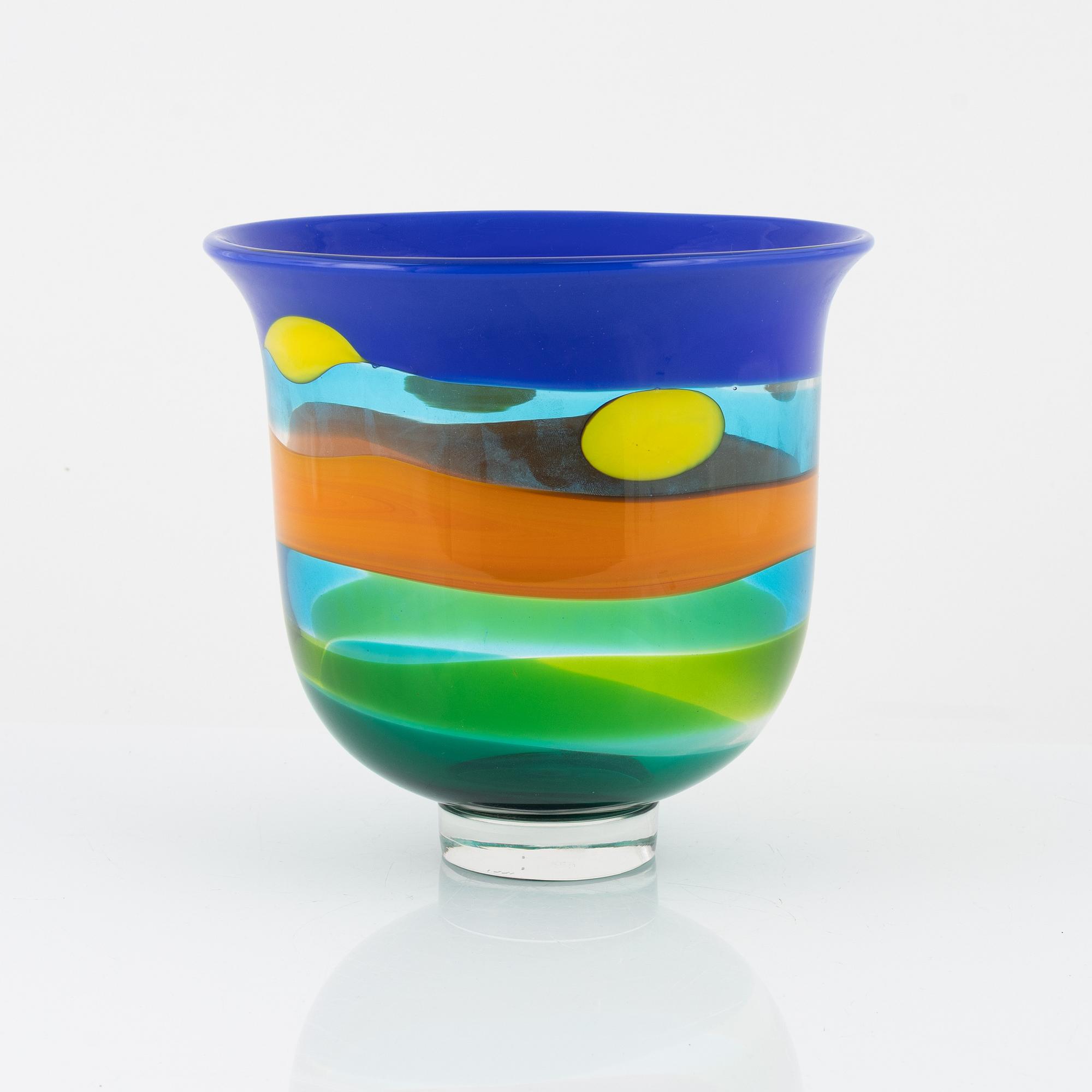 Berit Johansson, a vase, Salviati, 1991.