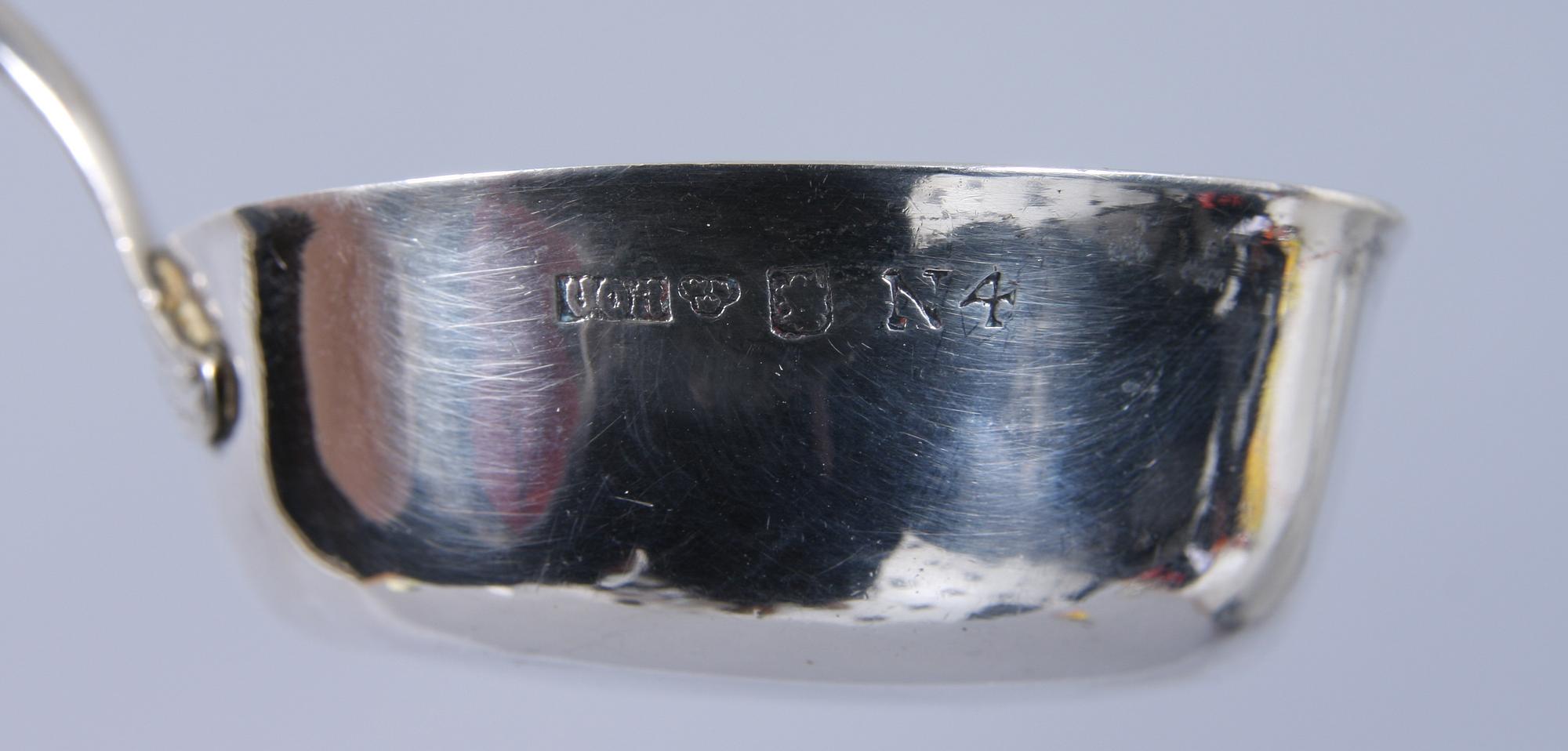 SLEV, silver samt trä, 1843.
