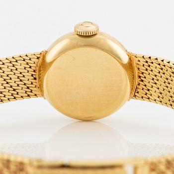 Omega, wristwatch, 18K gold, 17 mm.