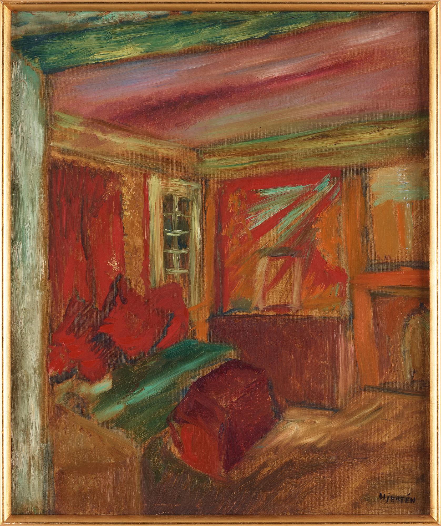 Sigrid Hjertén, "Röd interiör".