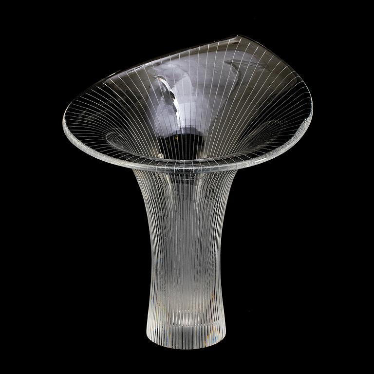 VAS samt FAT, glas, Tapio Wirkkala, Iittala, omkring 1900-talets mitt.