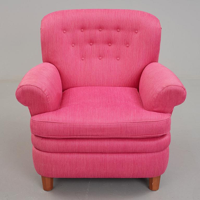 Josef Frank, a model 568 easy chair, Svenskt Tenn, Sweden.