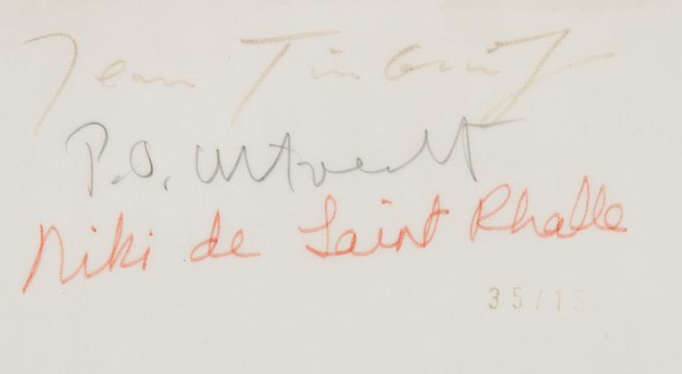 Niki de Saint Phalle, Fragment of "Hon", Moderna Museet, 1966. Sign by Saint Phalle, Ultvedt, Tinguely. Catalogue.