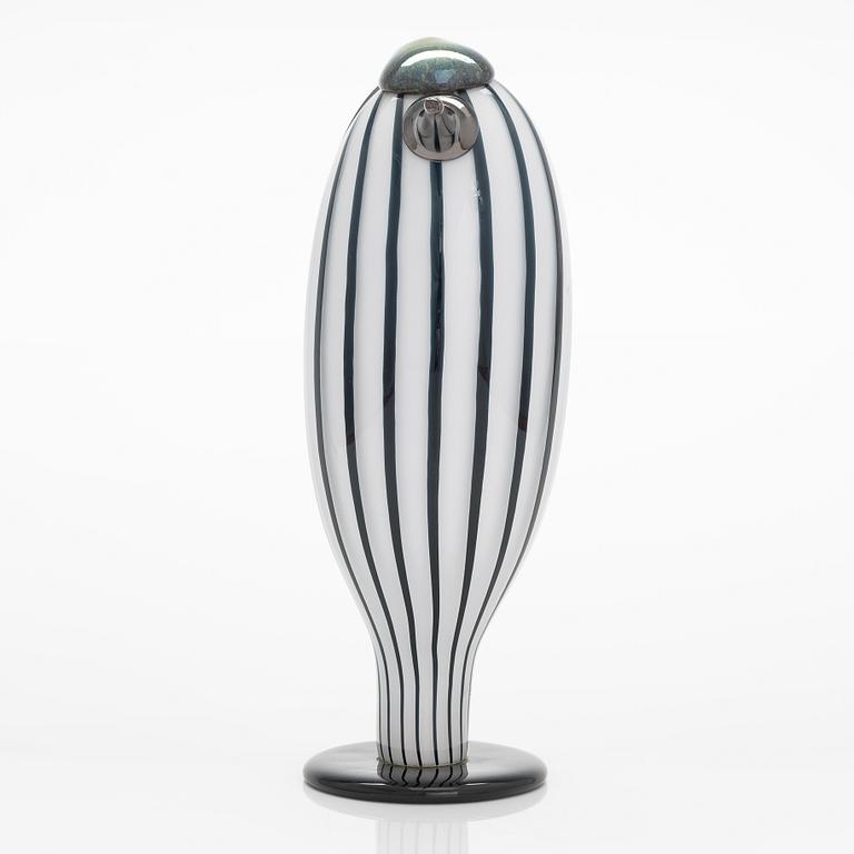 Oiva Toikka, glass bird, signed O. Toikka Nuutajärvi 2014 517/2000.