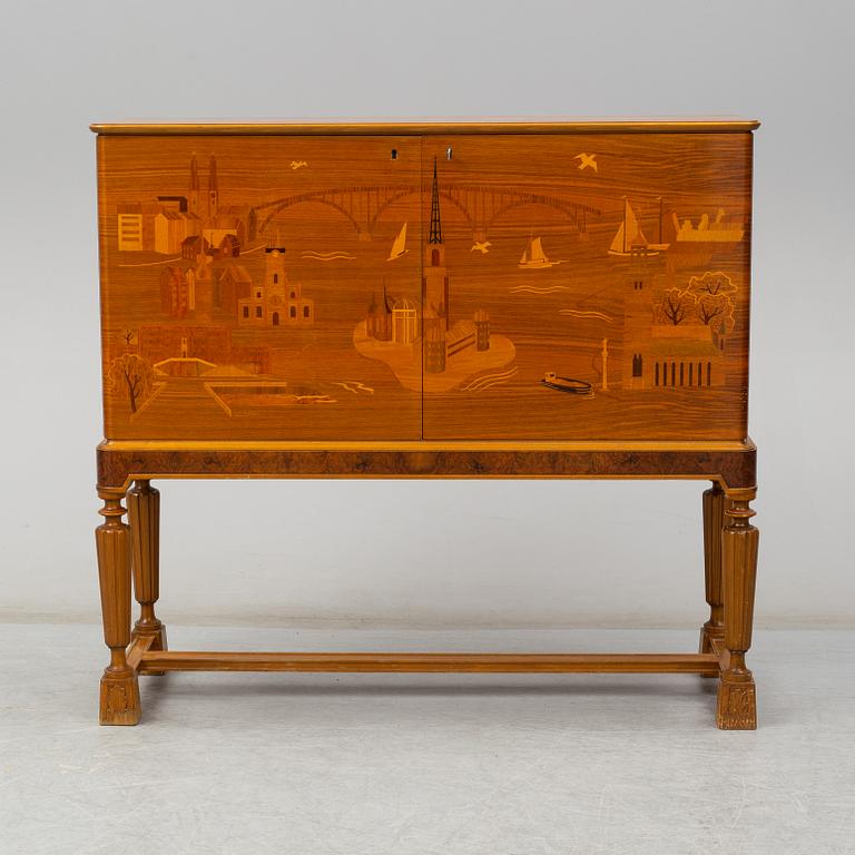 A 1930s 'Stockholm' cabinet.