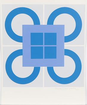 PORTFOLIO WITH SIX SERIGRAPHS, signed.