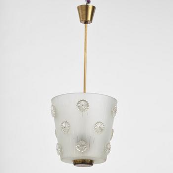 Harald Notini, a ceiling lamp model "11511", Arvid Böhlmarks Lampfabrik, Stockholm, 1940s.