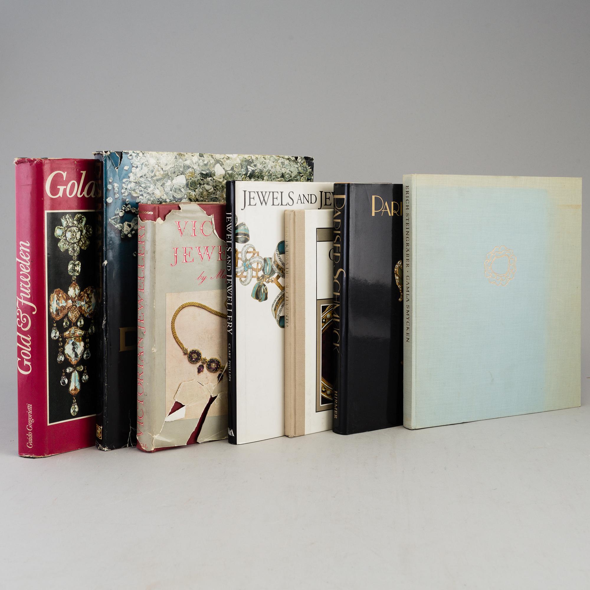 BOOKS, 7 vol. About Jewelry.