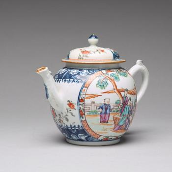 A large famille rose punch pot, Qing dynasty, Qianlong (1736-95).