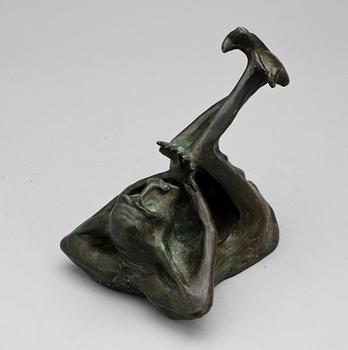 DAVID EDSTRÖM, skulptur, brons, sign D.E.