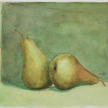 Philip von Schantz, watercolor, signed and dated -91.