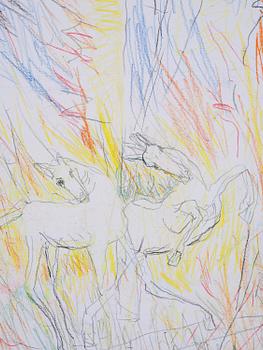 Oskar Korsár, Horses.