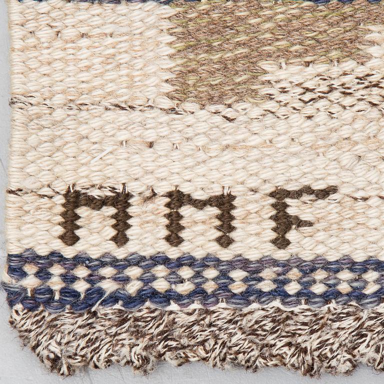 MÄRTA MÅÅS-FJETTERSTRÖM, MATTO, "Rutmattan", flat weave, ca  258,5 x 156,5 cm, signed MMF.