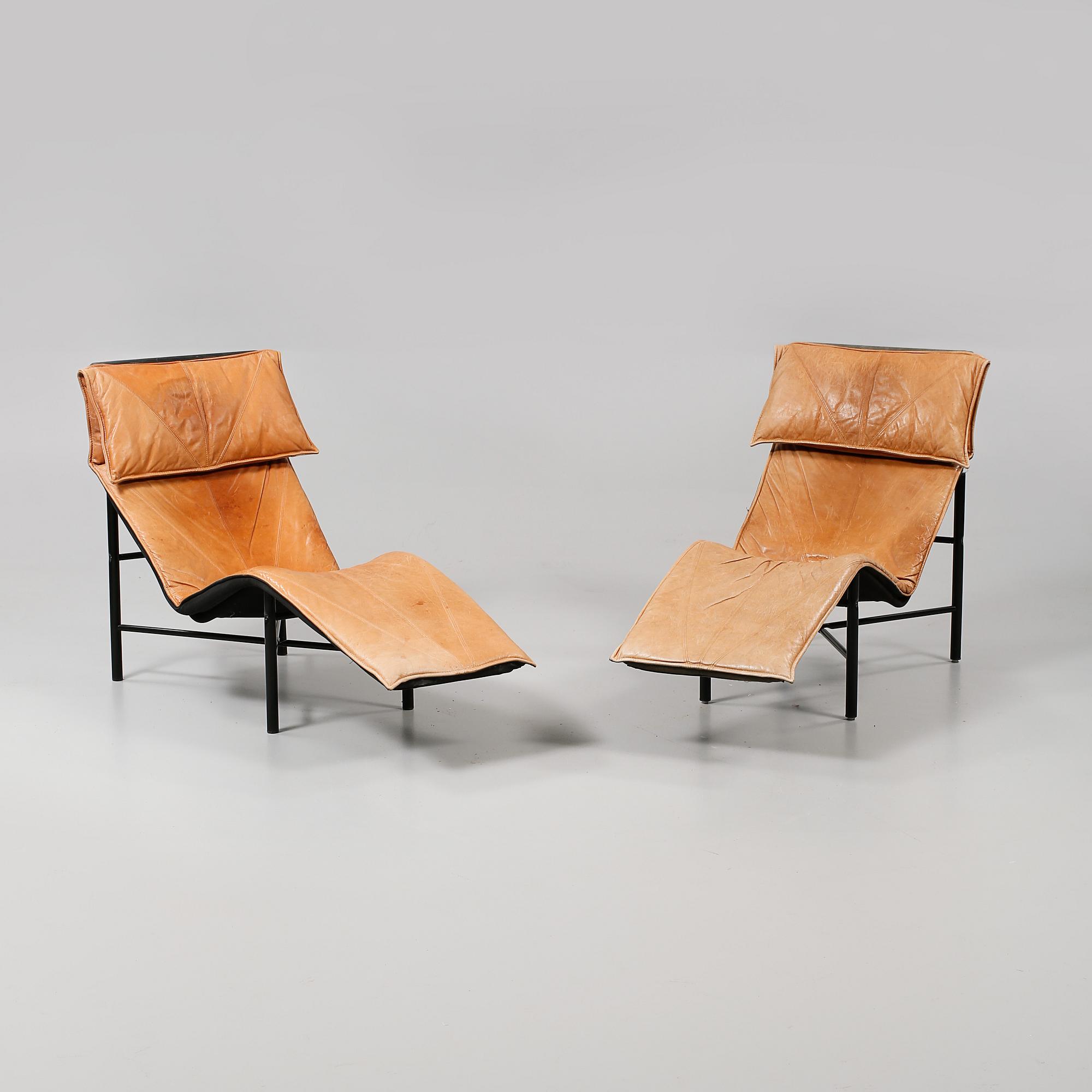 VILFÅTÖLJER, ett par, 1900-talets andra hälft.