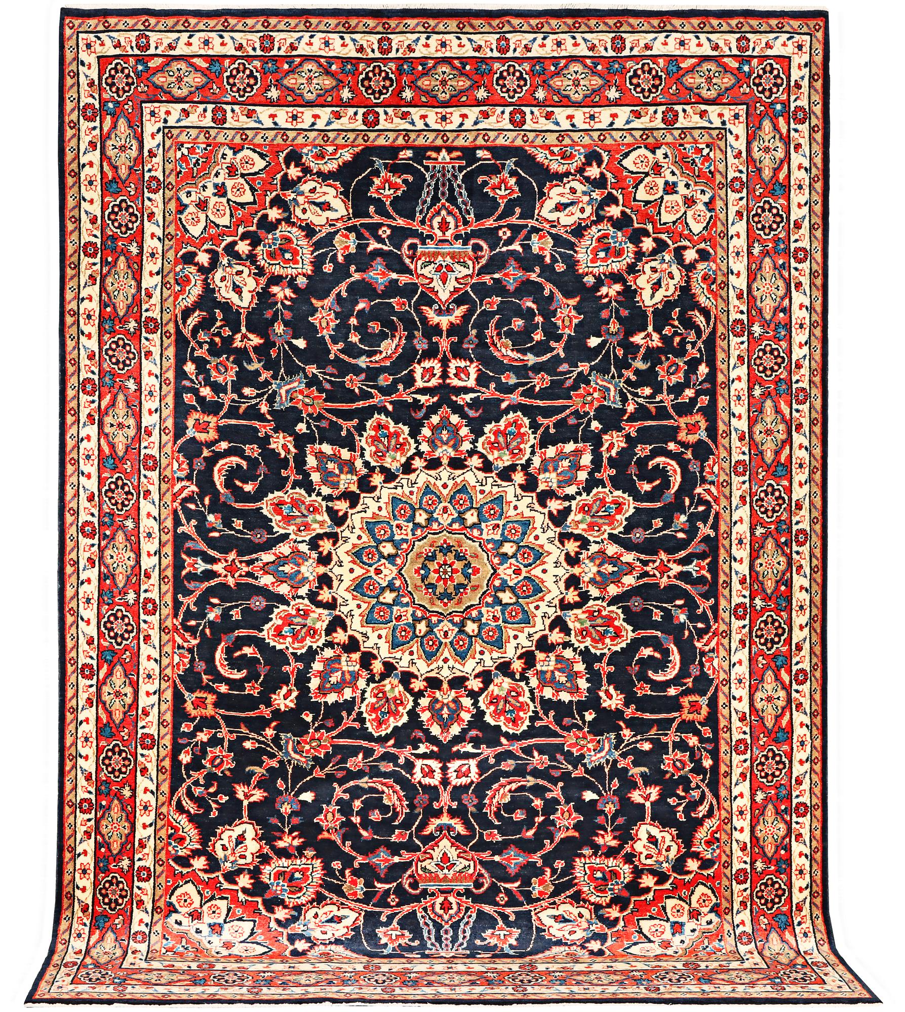 A Hamadan carpet, c. 312 x 216 cm.